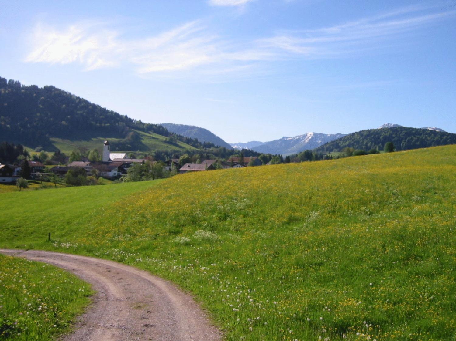 Ferienwohnungen Pension Sonnblick Крумбах Экстерьер фото